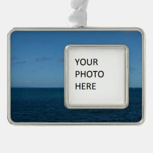 St. Lucia Horizon Blue Ocean Ornament