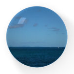 St. Lucia Horizon Blue Ocean Paperweight