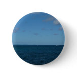 St. Lucia Horizon Blue Ocean Pinback Button