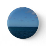St. Lucia Horizon Blue Ocean Pinback Button