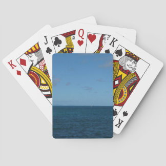 St. Lucia Horizon Blue Ocean Poker Cards