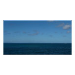 St. Lucia Horizon Blue Ocean Poster