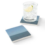 St. Lucia Horizon Blue Ocean Stone Coaster