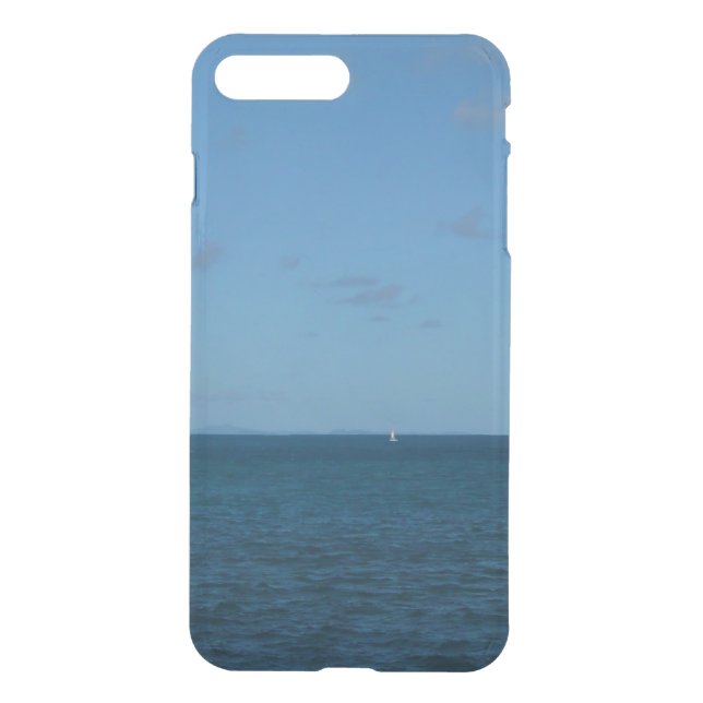 St. Lucia Horizon Blue Ocean Uncommon iPhone Case (Back)