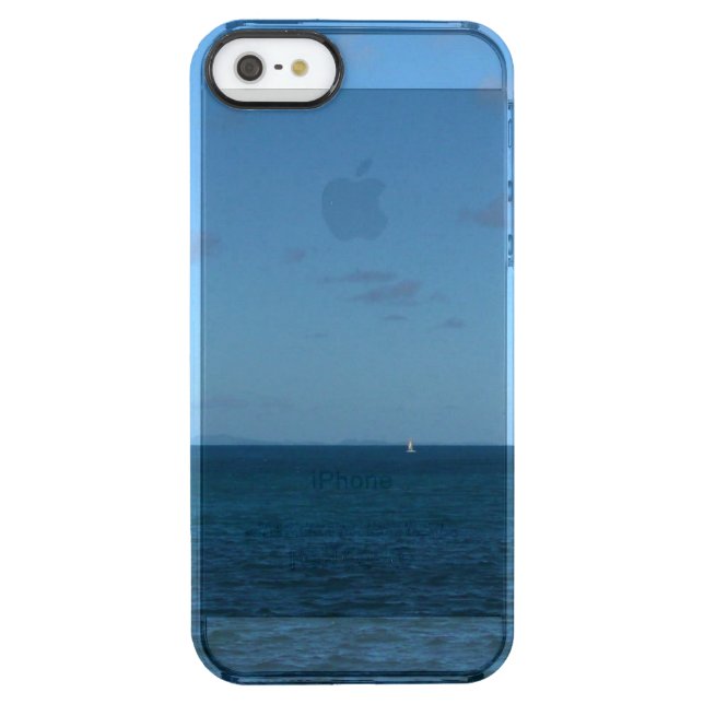 St. Lucia Horizon Blue Ocean Uncommon iPhone Case (Back)