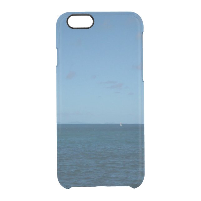 St. Lucia Horizon Blue Ocean Uncommon iPhone Case (Back)