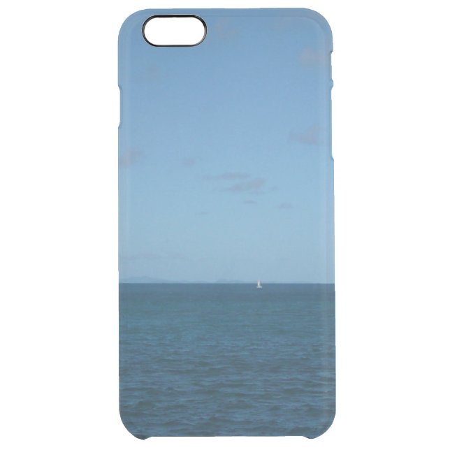 St. Lucia Horizon Blue Ocean Uncommon iPhone Case (Back)