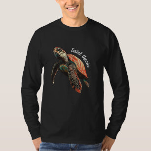 St. Lucia Island Souvenir Caribbean Sea St. Lucia T-Shirt