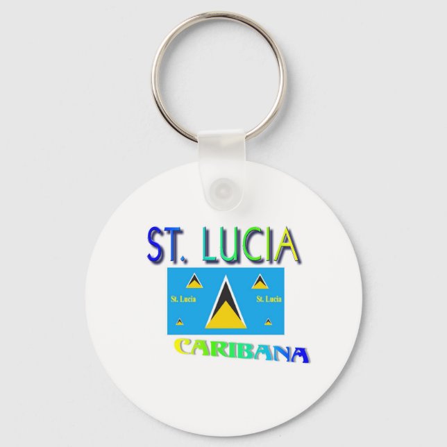 St. Lucia Keychain (Front)