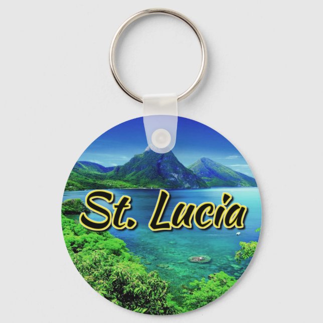 St. Lucia Keychain (Front)