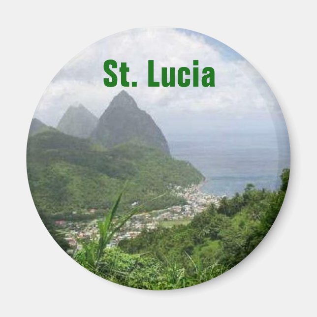 st. Lucia magnet (Front)