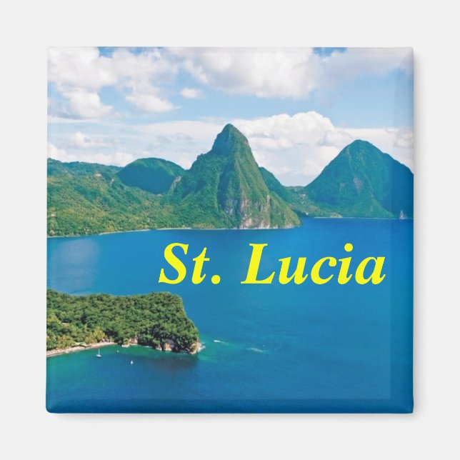 st. lucia magnet (Front)