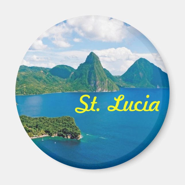 st. lucia magnet (Front)