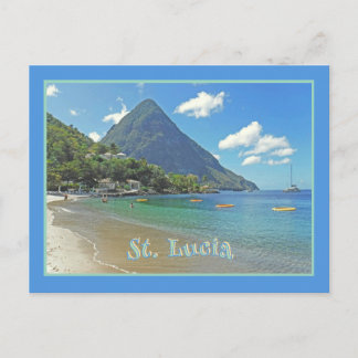 St. Lucia/ Pitons Postcard