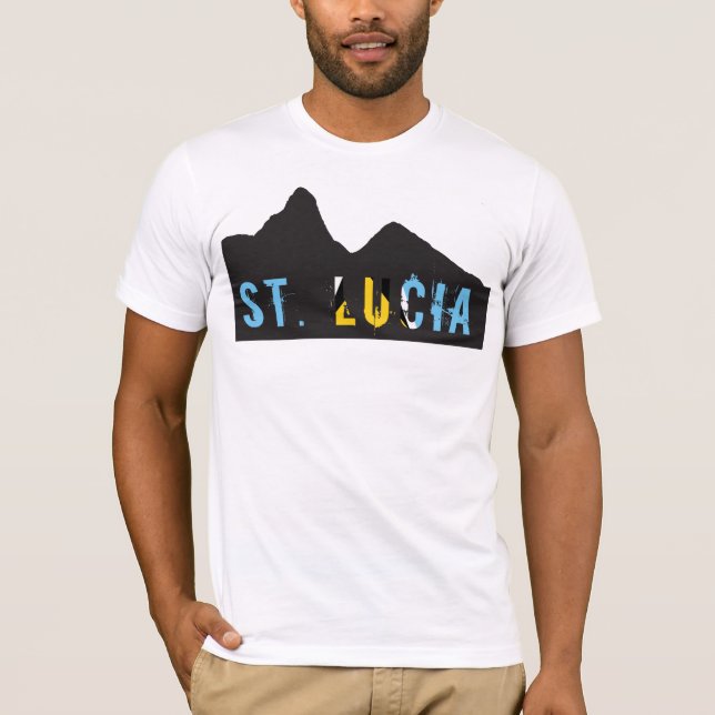 St. Lucia Pitons Shirt (Front)