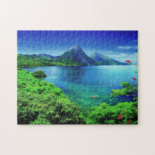 St. Lucia The Pitons Jigsaw Puzzle