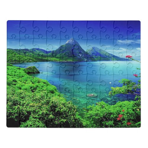 St Lucia The Pitons Jigsaw Puzzle
