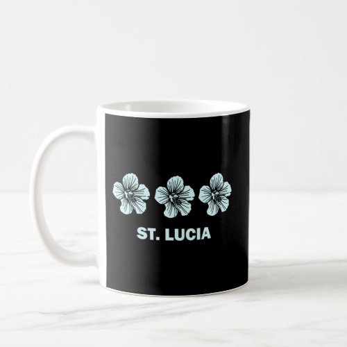 St Lucia Tropical Hibiscus Flower Coffee Mug