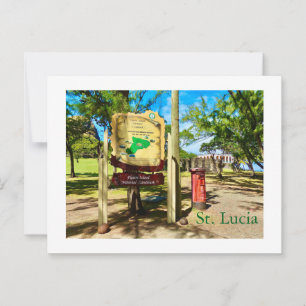 St. Lucia's Pigeon Island National Landmark Postcard