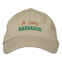 St  Lucy, Barbados Embroidered Baseball Cap