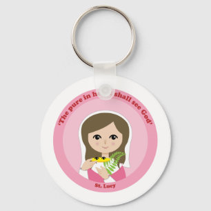 St. Lucy Keychain