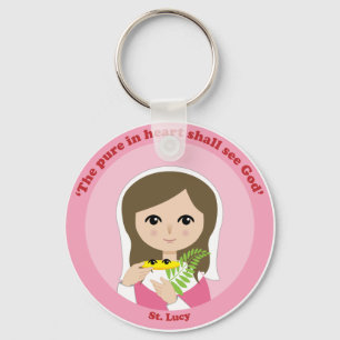 St. Lucy Keychain