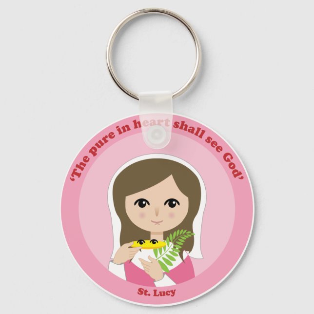 St. Lucy Keychain (Front)