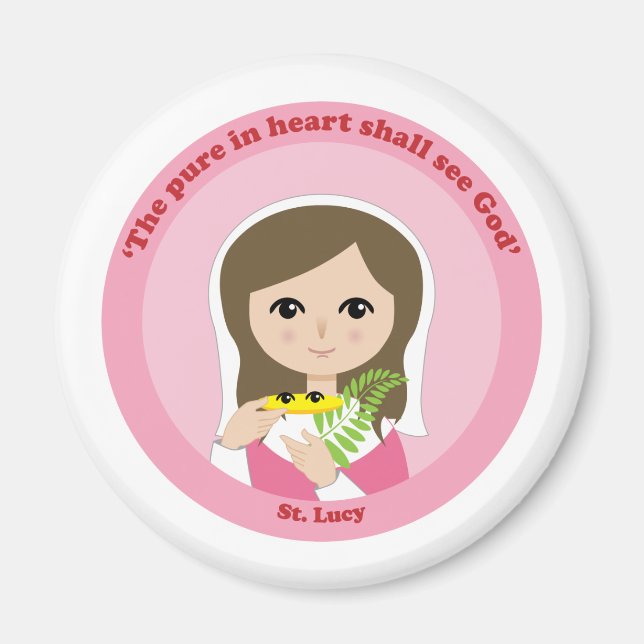 St. Lucy Magnet (Front)