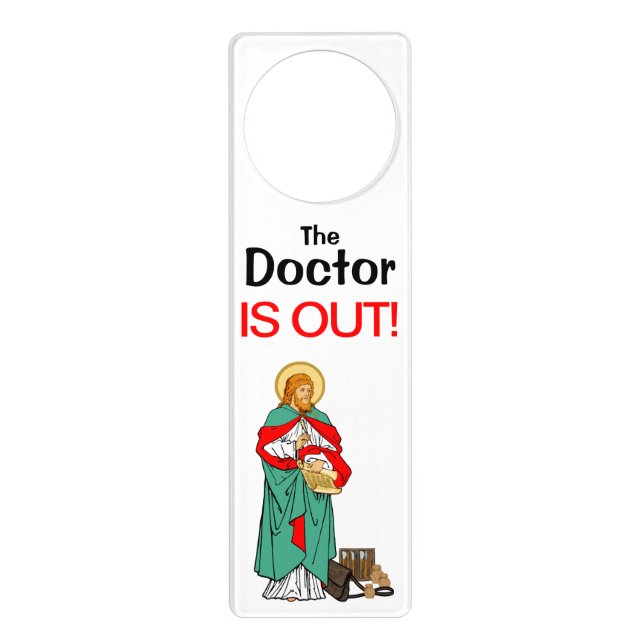 St. Luke, Beloved Physician (RLS 08; MedVers.) Door Hanger (Front)