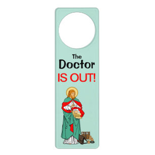 St. Luke, Beloved Physician (RLS 08; MedVers.) Door Hanger