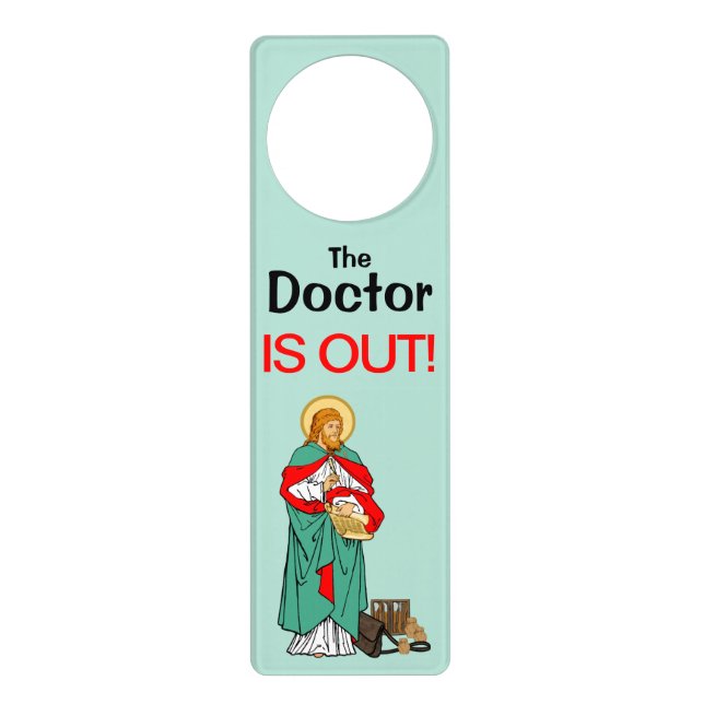 St. Luke, Beloved Physician (RLS 08; MedVers.) Door Hanger (Front)