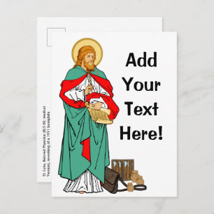 St. Luke, Beloved Physician (RLS 08; MedVers.) Postcard