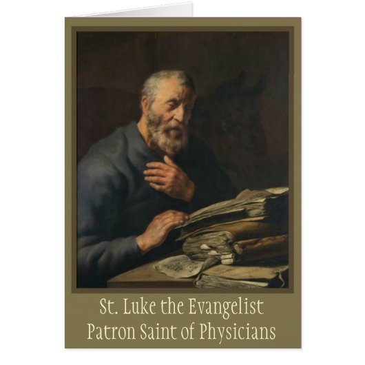 St. Luke Evangelist Patron Saint of Physicians (Front)