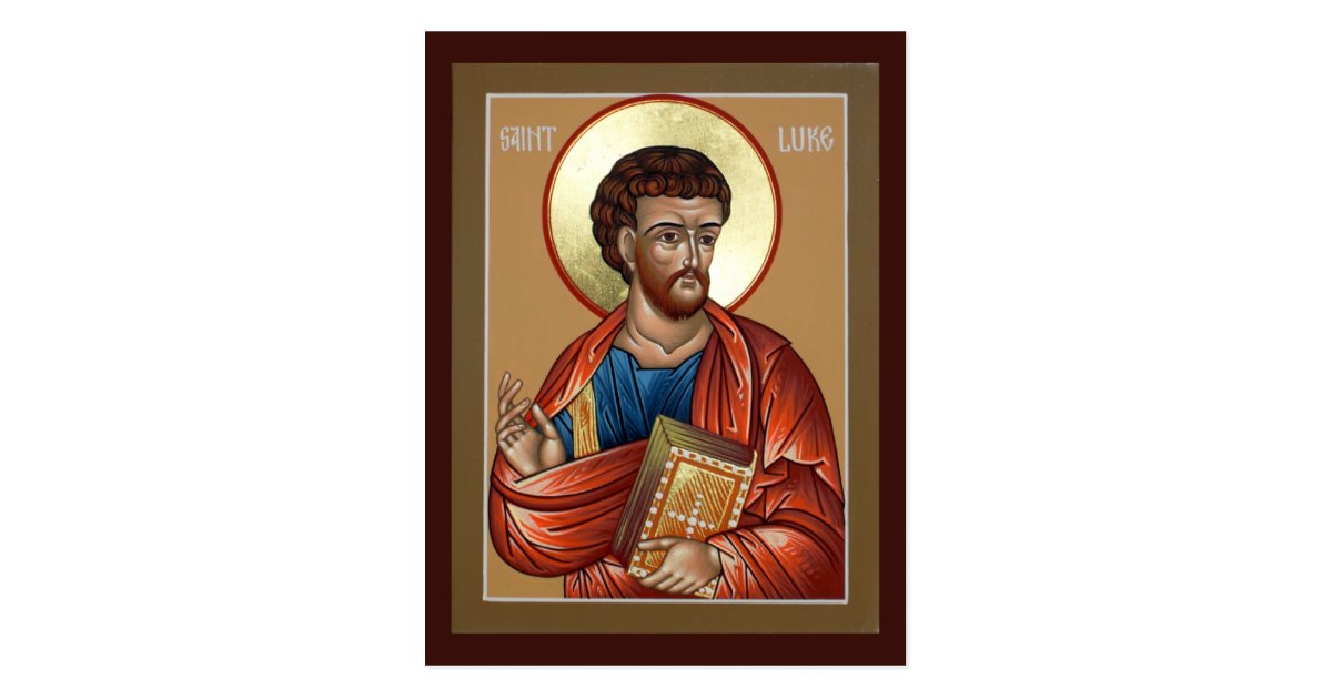 St. Luke Prayer Card | Zazzle