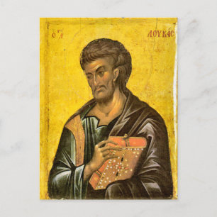 St. Luke the Evangelist Icon Orthodox Christian Postcard