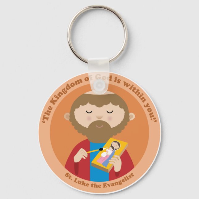 St. Luke the Evangelist Keychain (Front)