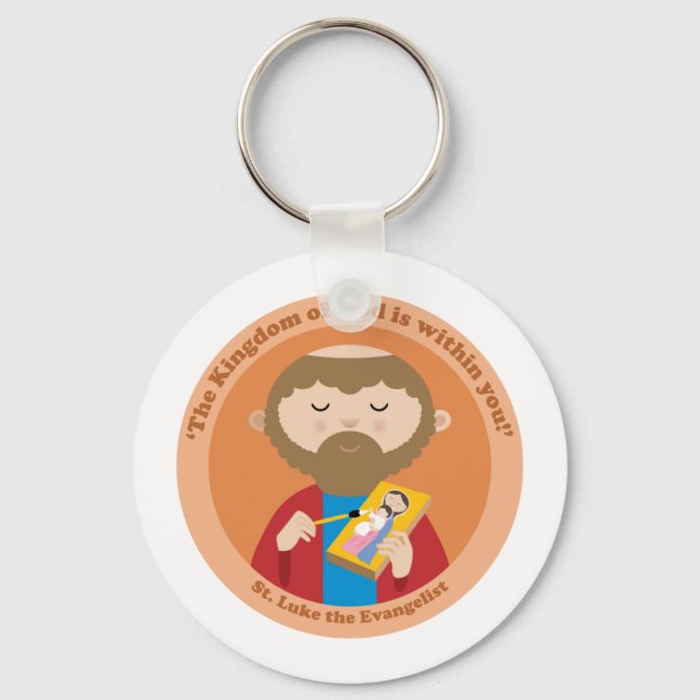St. Luke the Evangelist Keychain (Front)