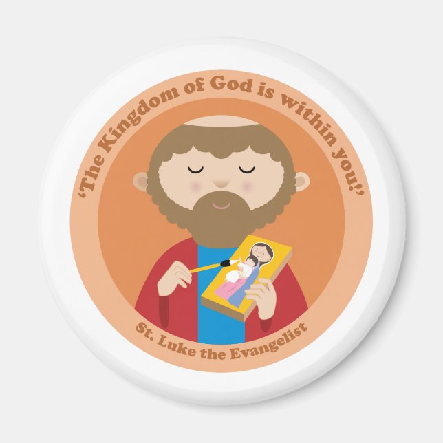 St. Luke the Evangelist Magnet (Front)