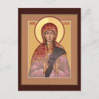 St. Lydia Prayer Card