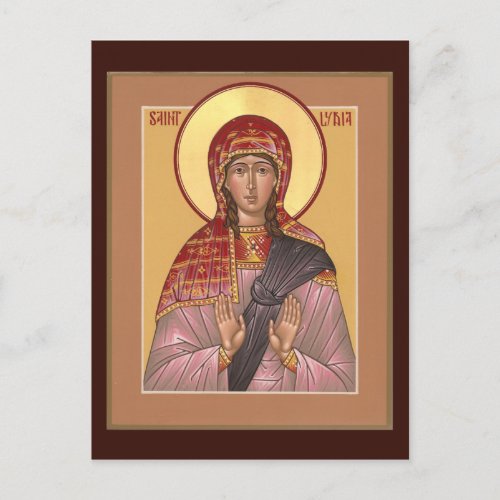 St Lydia Prayer Card