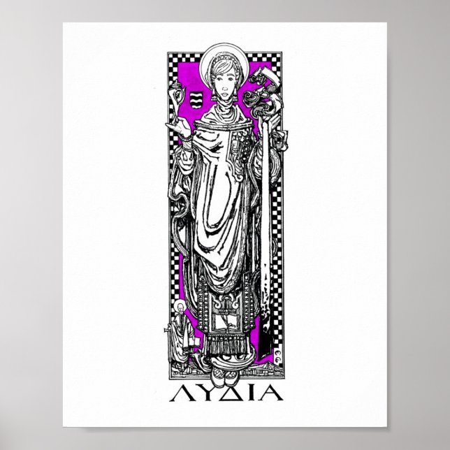 St. Lydia Purpuraria Poster (Front)