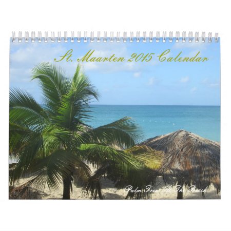 St. Maarten Custom Printed Calendar