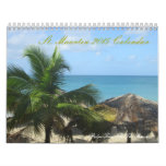 St. Maarten Custom Printed Calendar at Zazzle