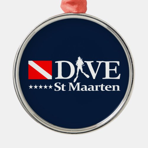 St Maarten DV4 Metal Ornament