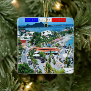 St. Maarten - Marigot Bay Ceramic Ornament
