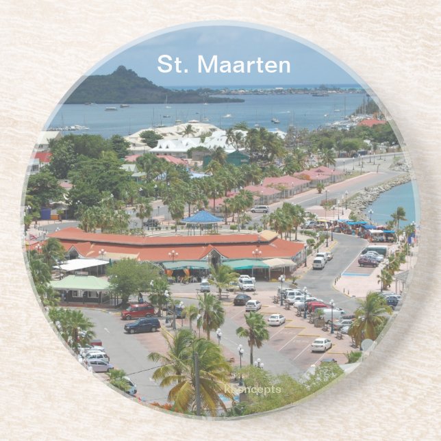 St. Maarten - Marigot Bay Coaster (Front)