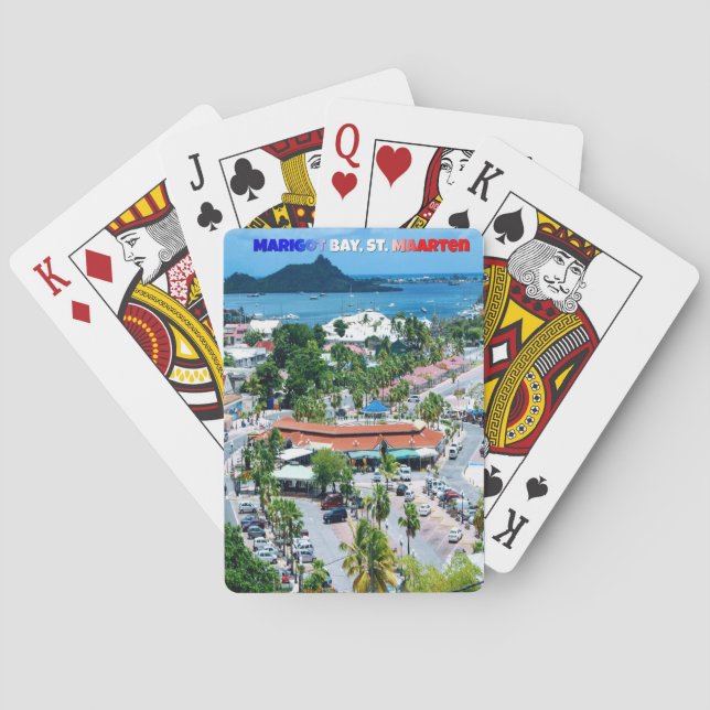 St. Maarten - Marigot Bay  Poker Cards (Back)