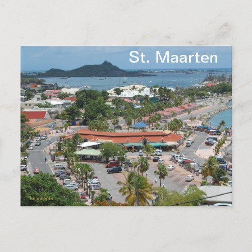 St Maarten _ Marigot Bay Postcard