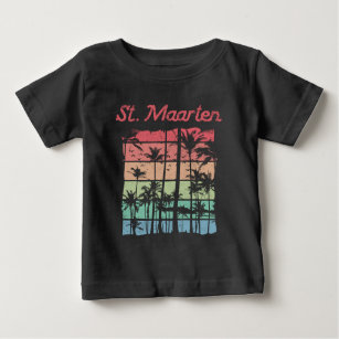 St. Maarten Rainbow Colors Sint Martin Baby T-Shirt