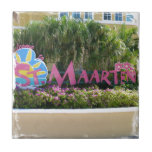 St. Maarten Sign Tile<br><div class="desc">a gorgeous photo</div>